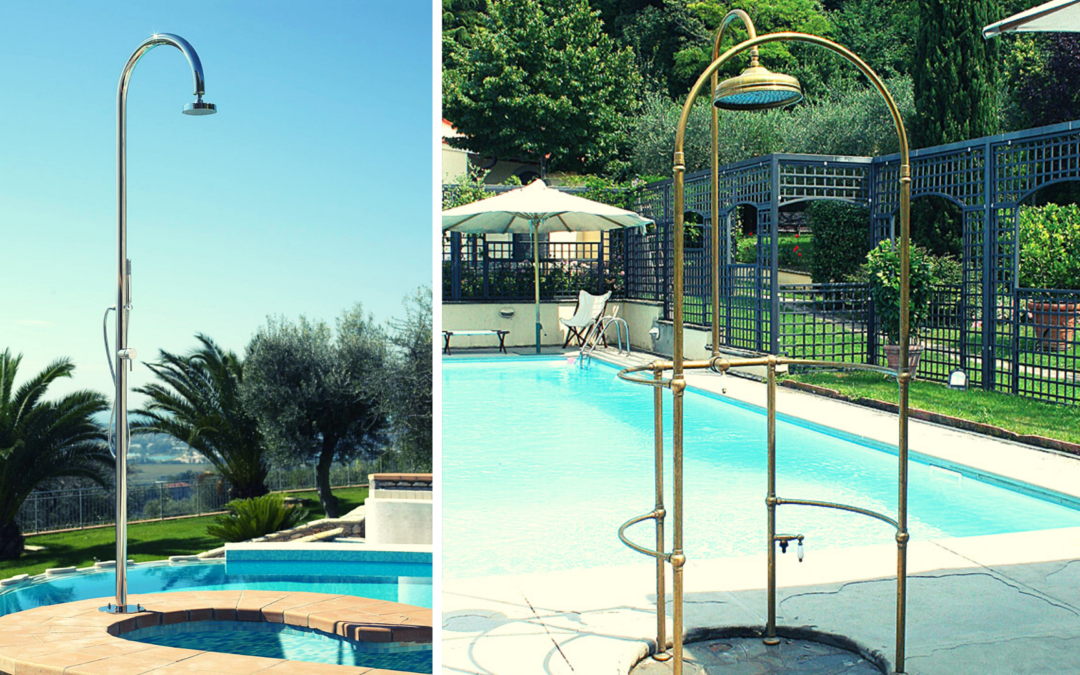 Doccia per esterno: a bordo piscina o in giardino?